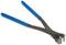 A pair of pliers with blue handles, suitable for cutting or gripping wire or nails.