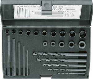 Gedore 6755550 Screw extractor set  M5, M6, M7, M8, M9, M10, M11, M12, M13, M14, M15, M16