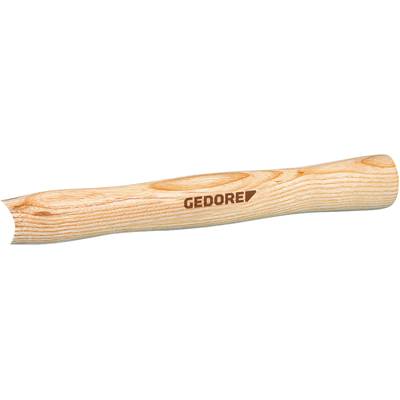 Wooden handle of a tool with the inscription 'GEDORE'.