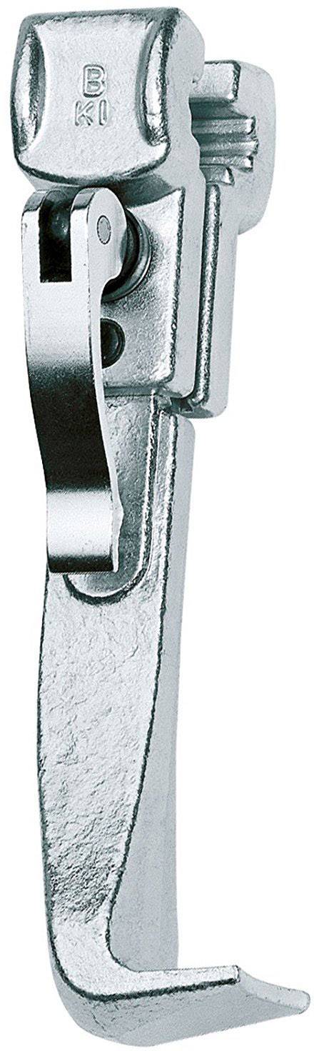 Metal bottle opener with lever mechanism, suitable for opening bottle caps.