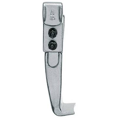 Sewing Machine Accessories: A silver sewing machine presser foot with a side hole, suitable for specialist sewing techniques or materials.