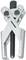 Gedore two-jaw puller with fixed hooks and a central screw for extracting gears or bearings.
