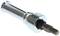 Metallic expansion anchor bolt, suitable for heavy-duty fixings in concrete. Round housing with threaded rod and nut closure.