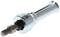 Metallic anchor bolt with threaded screw, used for securing heavy loads in concrete.