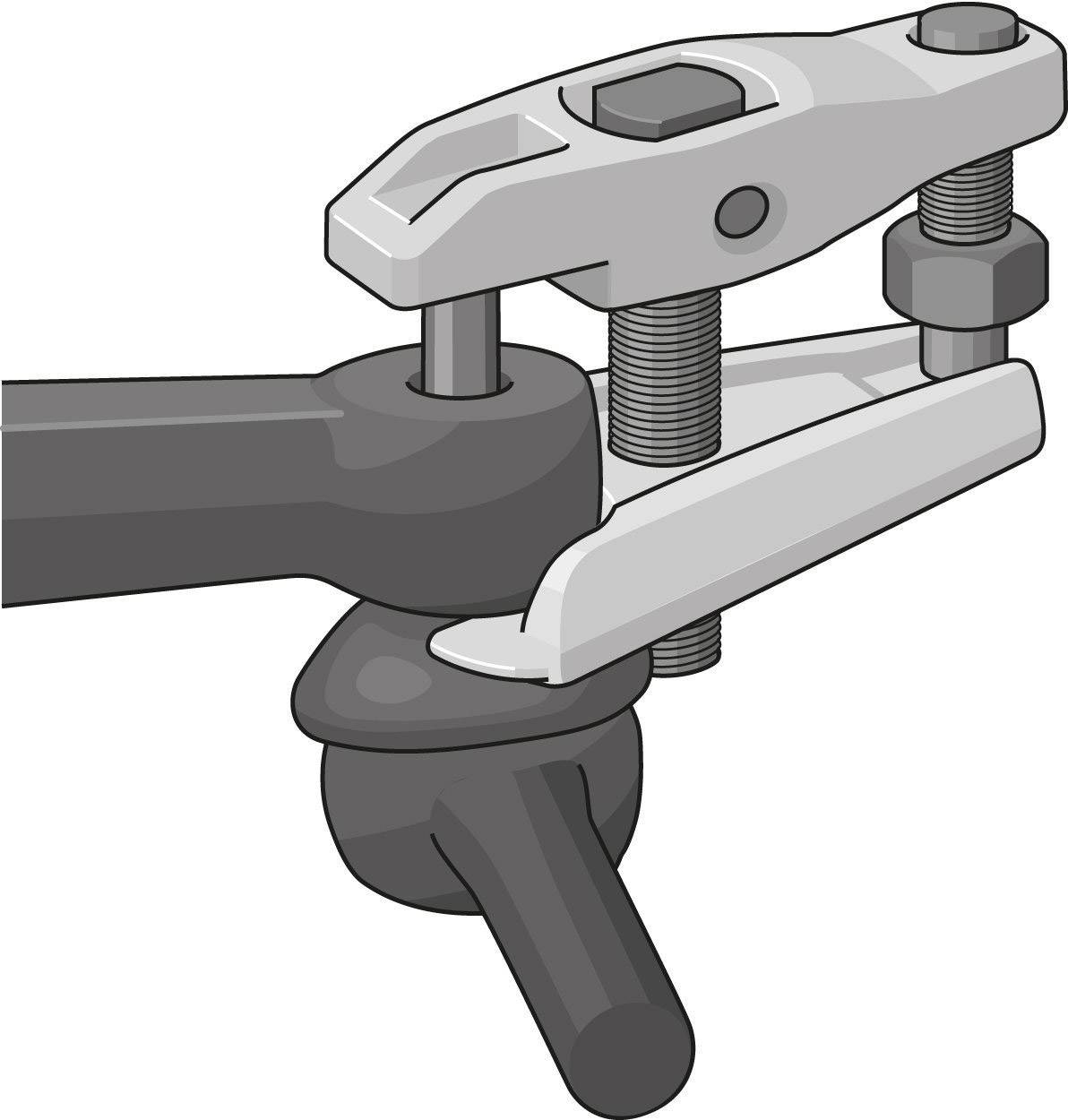 Gedore 1.73/1 Universal ball joint puller 65mm x 23mm 