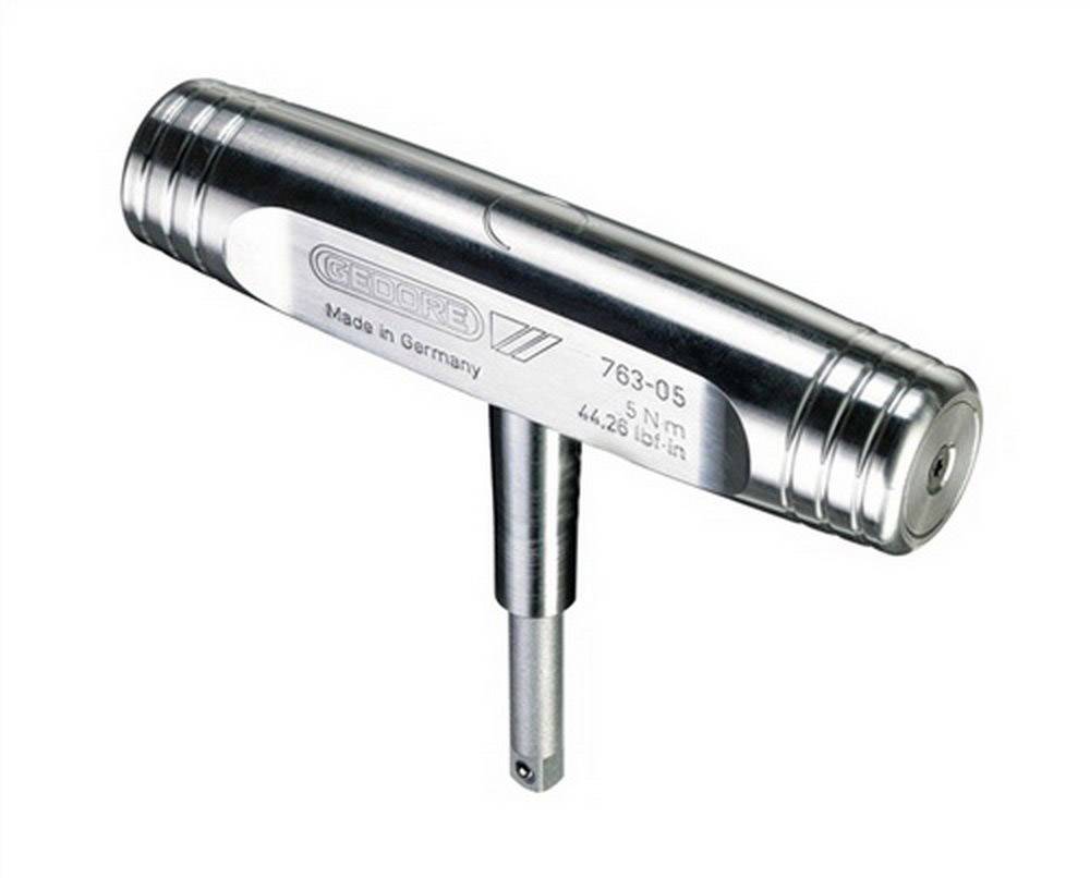 Metal spanner with a T-shaped handle, marked with 'Made in Germany'.