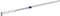 A chrome-plated torque wrench with blue detailing, ideal for precise tightening of screws in technical applications.