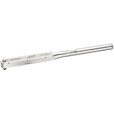 Metal torque wrench with non-slip grip and clear scale for precise tightening torque measurement.