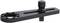 A black tool with a round handle on a rectangular base and a hole pattern for fixings.