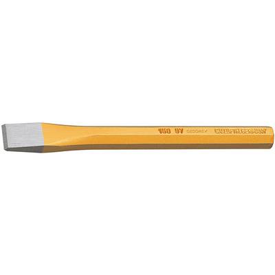 Yellow flat chisel made of steel with the inscription 'SCU 16 GOLDEN STRIKE' on the side.