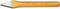 A yellow wooden coloured pencil with a rectangular shape. On the pencil is written '6C 178 GEOFREY C.M. GERMANY HC'.