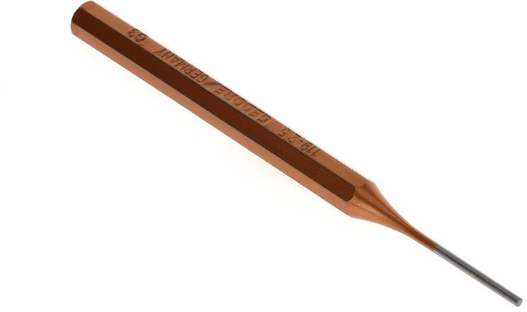 Pictured is a rust-brown, hexagonal screwdriver bit with the inscription 'RENNSTEIG GERMANY'.