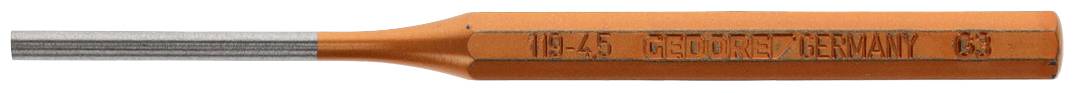 An orange screwdriver with a metal tip. The handle reads 'INDOFORST GERMANY NIK-45 BS 6'.