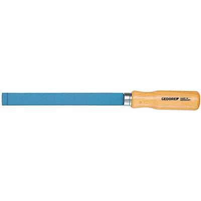 'Gedore' file with blue metal part and wooden handle.