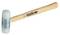 Wooden hammer with plastic head, 'Gedore' brand, ideal for gentle hammering without damaging the material.