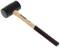 Rubber mallet with a black head and wooden handle, 'Gedore' brand. Ideal for gentle hammering without damaging workpieces.