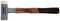 Rubber mallet with wooden handle, head marked with 'GEDORE', on a white background.