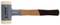 Rubber mallet with light wooden handle and blue head, printed with 'GEDORE' and 'Soft Face Hammer 70'.