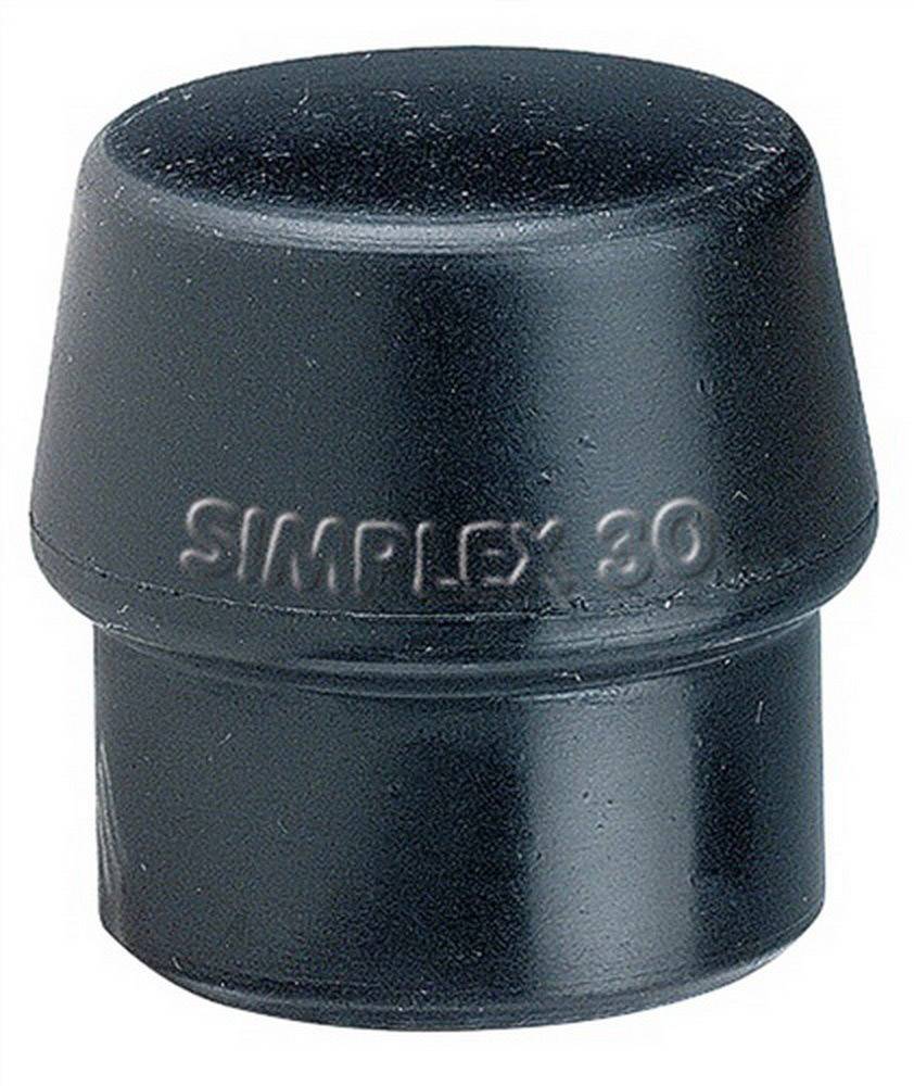 A black rubber buffer with the inscription 'SIMPLEX 30', used for shock absorption or protection, on a white background.