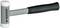 Rubber hammer with grey handle and white head, 'GEDORE' brand. Suitable for gentle work on delicate surfaces.