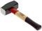 The sledgehammer has a black metal head and a wooden handle with a red transition. It bears the 'GEDORE' brand.