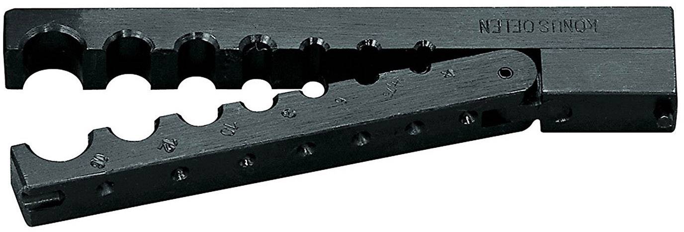 Black pipe bending tool with multiple size adjustments, used for manually shaping pipes at various angles.