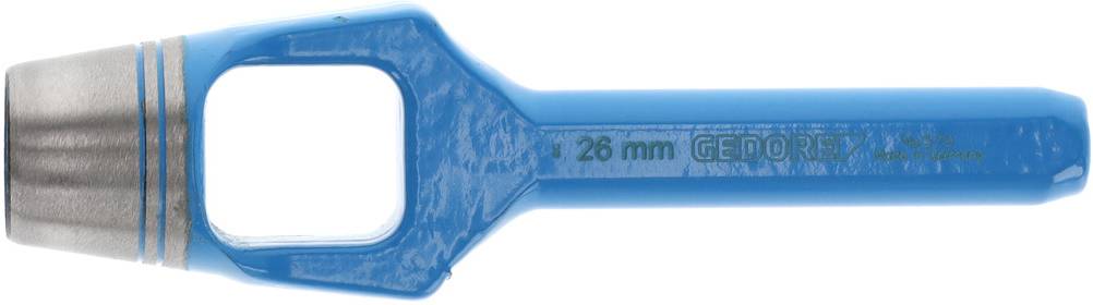 Blue metal hole punch with a 28 mm diameter. Suitable for precise punching.