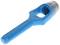A blue adjustable spanner with a metallic head, suitable for tightening or loosening nuts or bolts.