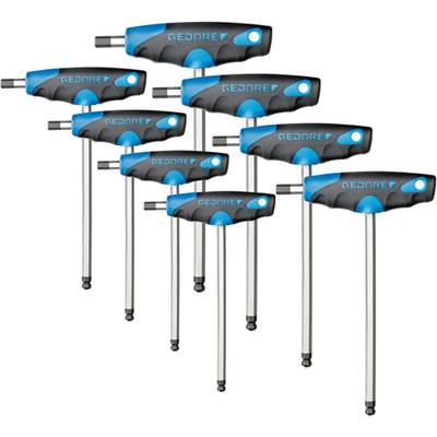 Gedore DT 2142-008 Allen key set 2.5 mm, 3 mm, 4 mm, 5 mm, 6 mm, 8 mm, 10 mm 8-piece