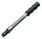 Torque wrench with a black handle and silver body, used for tightening screws to a specific torque.