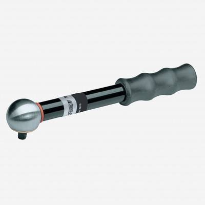A black handle with a grey, spherical tip and a small metal base on the left, possibly a specialised tool.