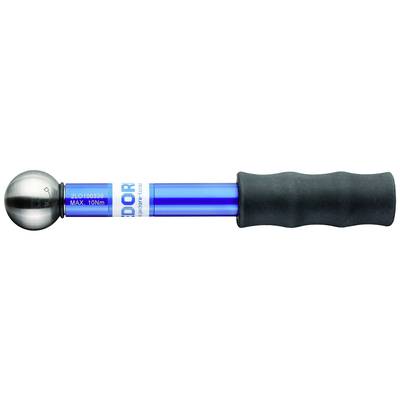 'Torque wrench with blue handle, black rubber cap, and silver ball. Maximum load of 100 Nm.'<br><br>Note: The translation uses standard British English terminology for technical equipment, maintaining the precise meaning of the original German text.