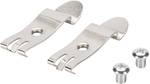 DIN rail mounting set for desktop patch panel, 2x M5 screws, 2x DIN rail