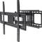 Metal wall mount for large televisions, suitable for flexible positioning and adjustable viewing angle.
