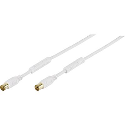 Vivanco Antennas Cable [1x Belling-Lee/IEC socket 75Ω - 1x Belling-Lee/IEC plug 75Ω] 10.00 m 100 dB gold plated connecto