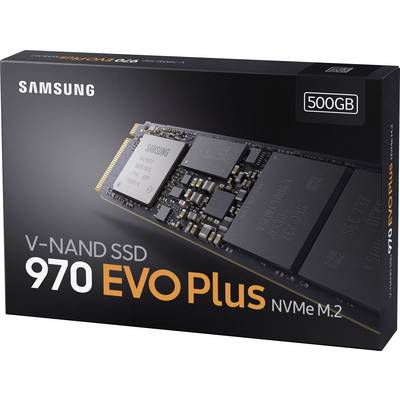 Samsung 970 EVO Plus 500 GB NVMe/PCIe M.2 internal SSD M.2 NVMe PCIe 3.0 x4 Retail MZ-V7S500BW-3