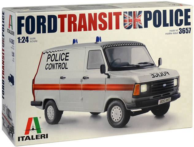 Italeri 510003657 Ford Transit UK Police Model car assembly kit 1:24-3