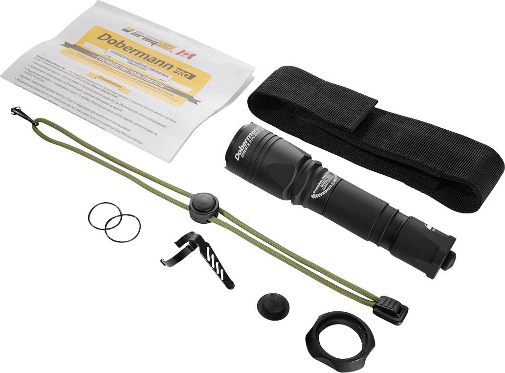 ArmyTek Dobermann Pro LED (monochrome) Torch battery-powered 1400 lm 115 g-1