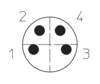 Lutronic 1055 Sensor/actuator connector (pre-fab) M8 Plug, straight 5.00 m No. of pins (RJ): 4 1 pc(s)