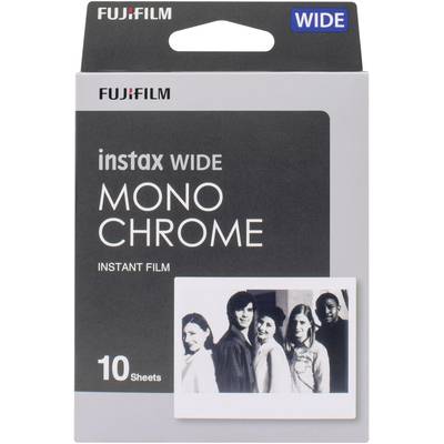 Image of Fujifilm Wide Monochrome Instax film Black, White