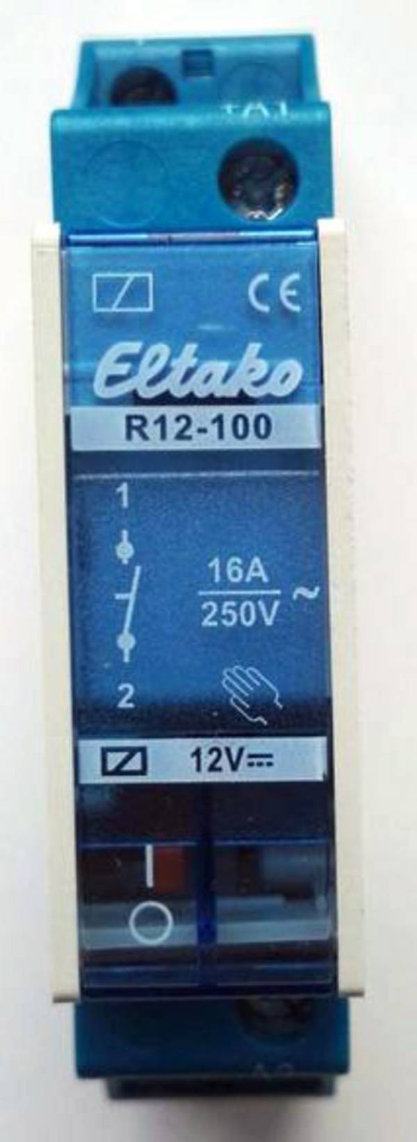 Eltako R12-100-12V DC Relay Nominal voltage: 12 V Switching current (max.): 8 A 1 maker Piece 1 pc(s)