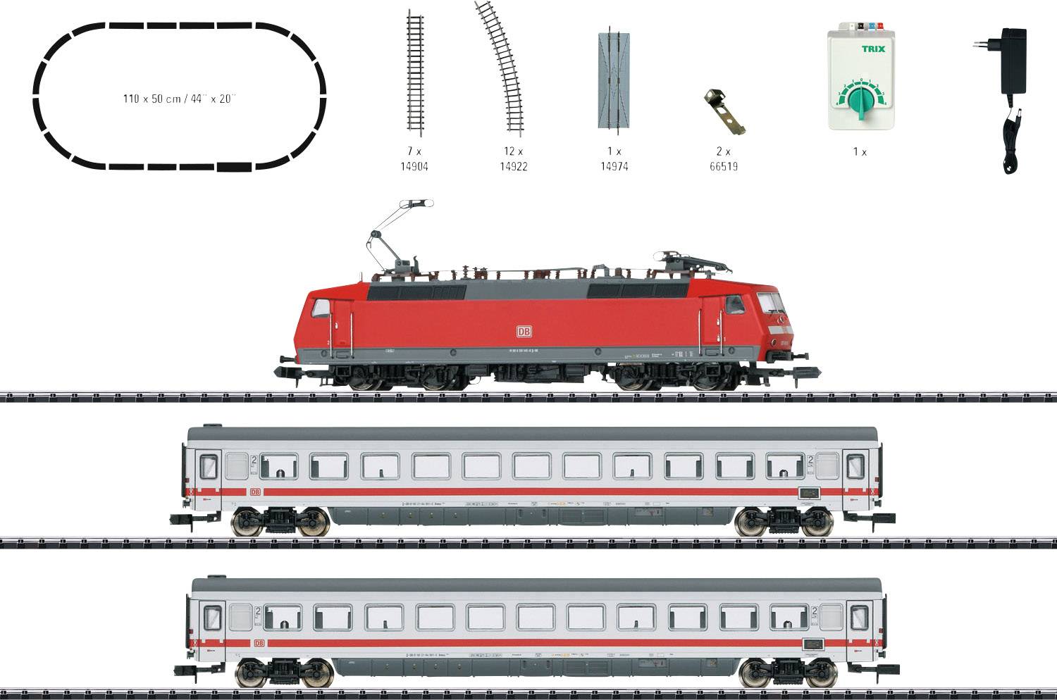 Image of TRIX T11150 N Star-Set InterCity of DB AG
