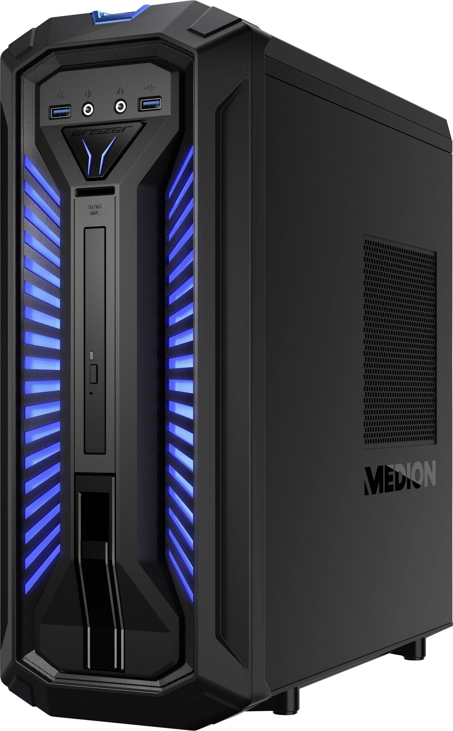 Medion Medion ERAZER X66002 MD34379/ C895 PC Intel Core i5 9400 8 GB 1 TB HDD 256 GB SSD Nvidia GeForce GTX1050 Ti Windows® 10 Home