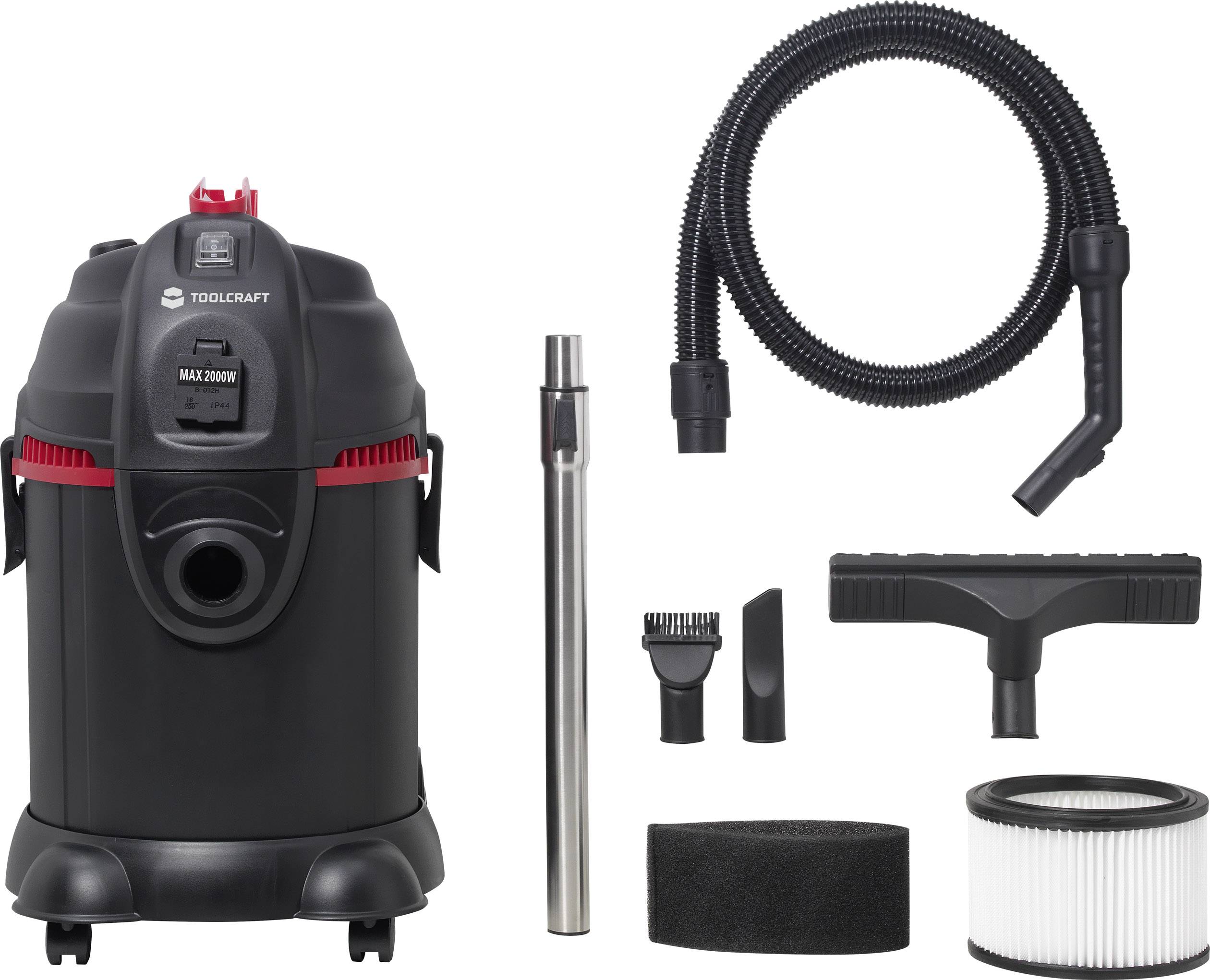 TOOLCRAFT N/TS-20 960138c03 Wet/dry vacuum cleaner 1200 W 25 l-1