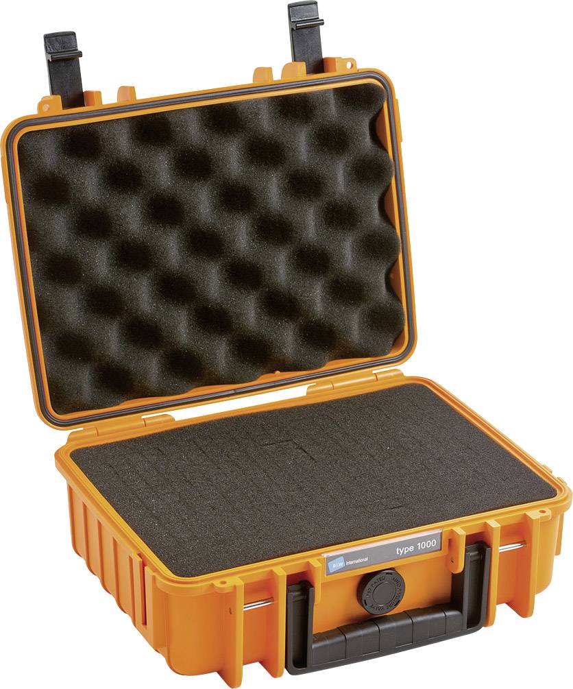 B & W Outdoor case outdoor.cases Typ 1000 4.1 l (W x H x D) 270 x 215 x 105 mm Orange 1000/O/SI