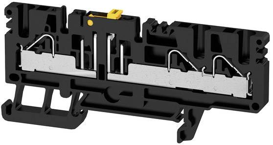 Weidmüller 1529600000 Serial terminal 6 mm Push-in connector Black 50 pc(s)