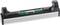 A black spirit level with a silver line and green bubble in the centre for measuring horizontality.