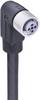 Lumberg Automation 934850310 Sensor/actuator connector (pre-fab) M12 Socket, right angle 5.00 m No. of pins (RJ): 4 1 pc(s)