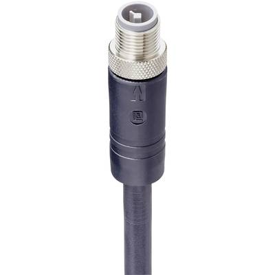 Lumberg Automation 934853017 Sensor/actuator cable M12 Plug, straight, Socket, straight 5.00 m No. of pins (RJ): 3+PE 1 