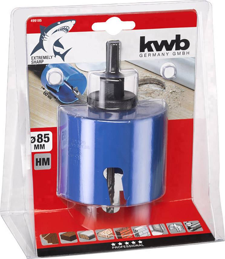 kwb 499185 Hole saw 85 mm C45 1 pc(s)-2